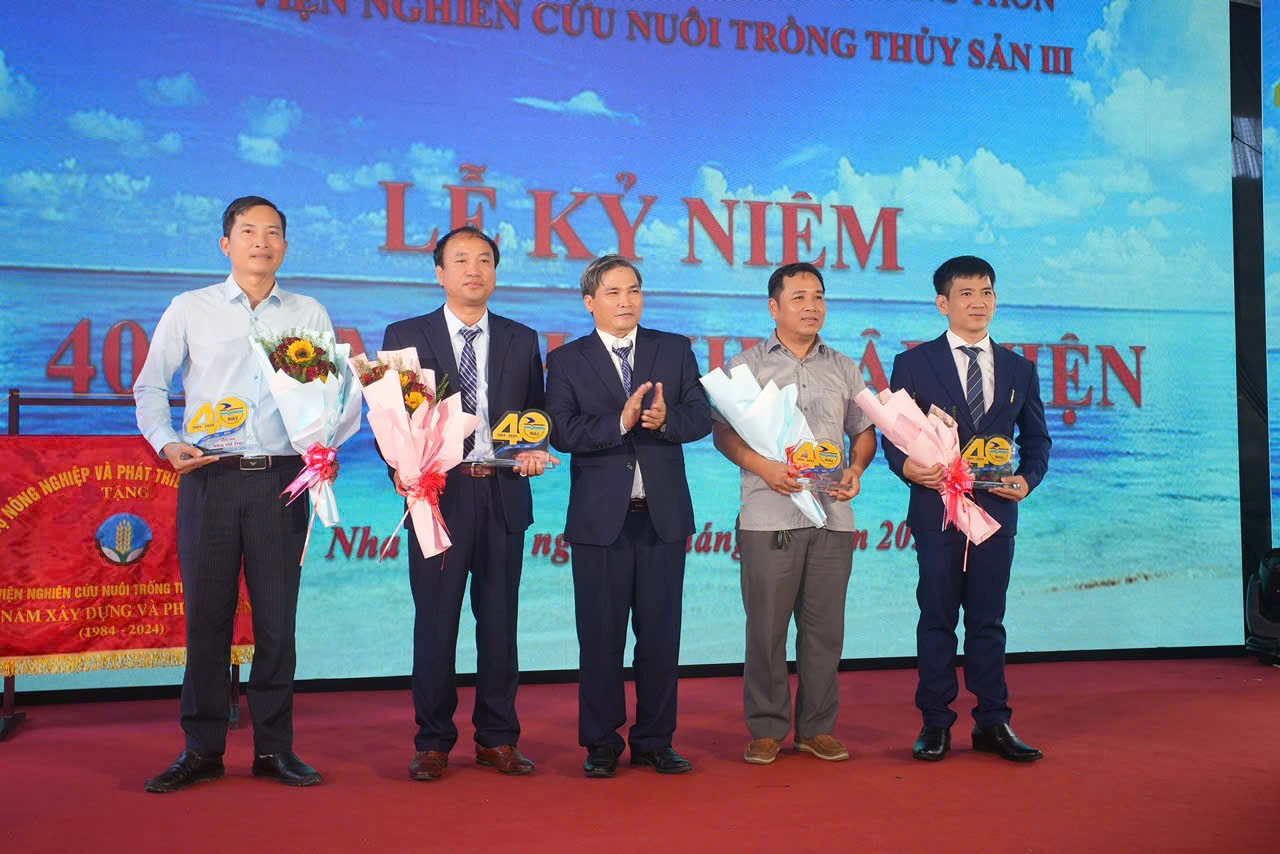 Kỷ niệm 40 năm thành lập Viện Nghiên cứu Nuôi trồng thủy sản III  (1984-2024), hành trình Vươn ra biển lớn